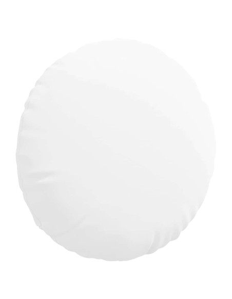 Cuscini per Seduta 2 pcs Bianco Ø80 x 29 cm Tessuto