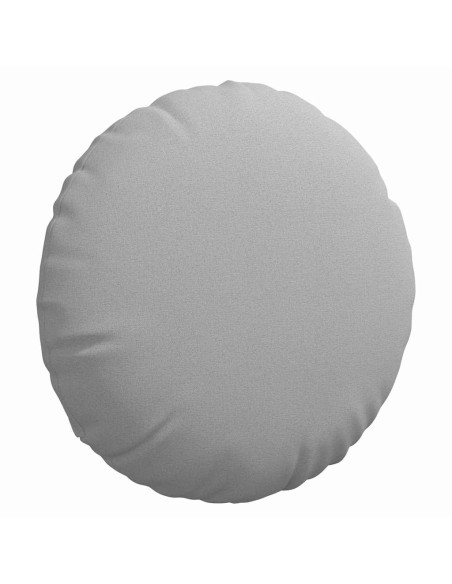 Cuscini per Seduta 2 pcs Grigio Nuvola Ø80 x 29 cm Tessuto