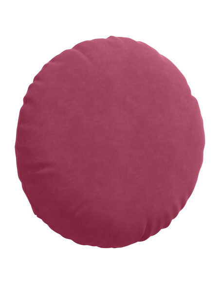 Cuscini per Seduta 2 pcs Rosso Vino Ø 80 x 29 cm Velluto