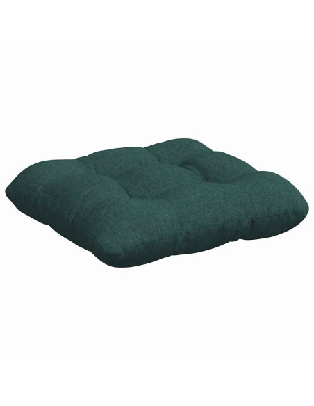 Cuscini per Seduta 4 pcs Verde Scuro 40 x 40 x 12 cm Tessuto