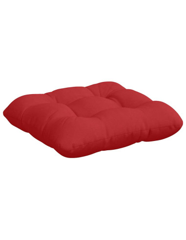 Cuscini per Seduta 4 pcs Rosso 40 x 40 x 12 cm Tessuto