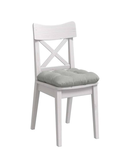 Cuscini per Seduta 4 pcs Grigio chiaro 40 x 40 cm