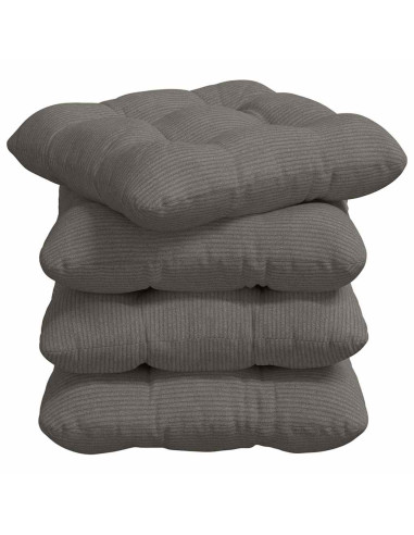 Cuscini per Seduta 4 pcs Grigio chiaro 40 x 40 cm
