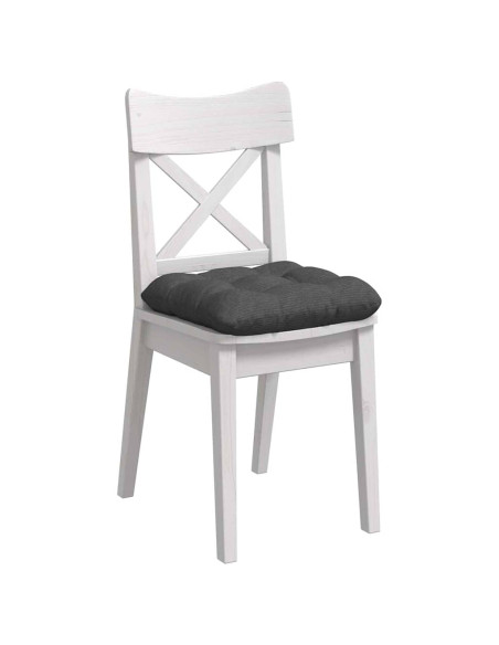 Cuscini per Seduta 4 pcs Grigio scuro 40 x 40 cm