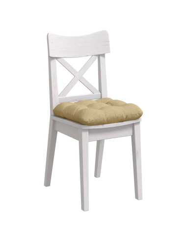 Cuscini per Seduta 4 pcs Grigio Verde 40 x 40 cm