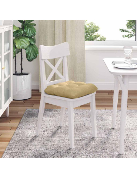 Cuscini per Seduta 4 pcs Grigio Verde 40 x 40 cm