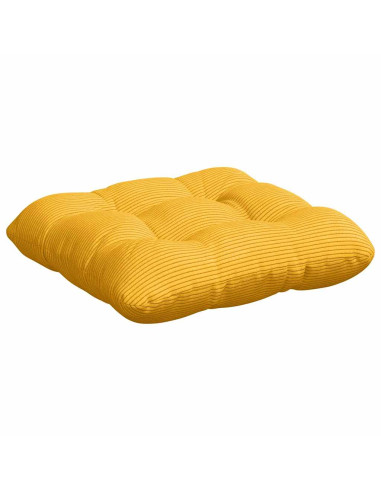 Cuscini per Seduta 4 pcs Giallo Chiaro 40 x 40 cm