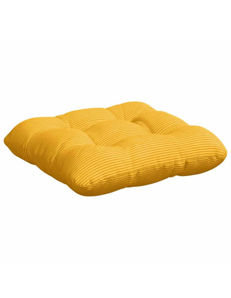 Cuscini per Seduta 4 pcs Giallo Chiaro 40 x 40 cm