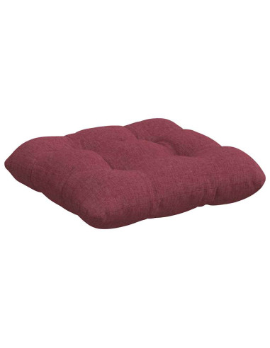 Cuscini per Seduta 4 pcs Rosso Vino 45 x 45 x 12 cm Tessuto