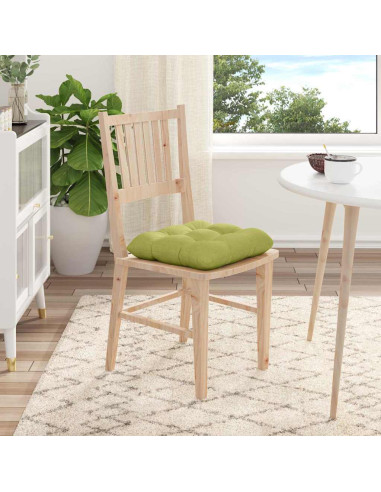 Cuscini per Seduta 4 pcs Verde chiaro 45 x 45 x 12 cm Tessuto