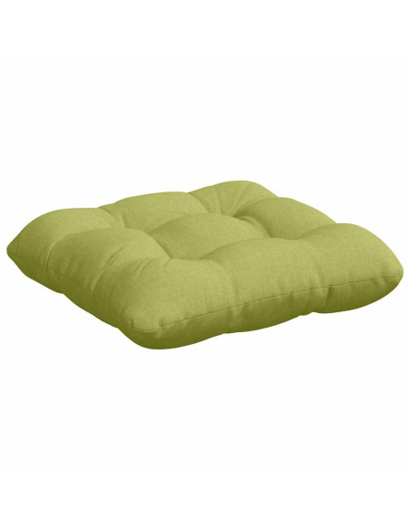 Cuscini per Seduta 4 pcs Verde chiaro 45 x 45 x 12 cm Tessuto