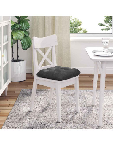 Cuscini per Seduta 4 pcs Grigio scuro 45 x 45 cm