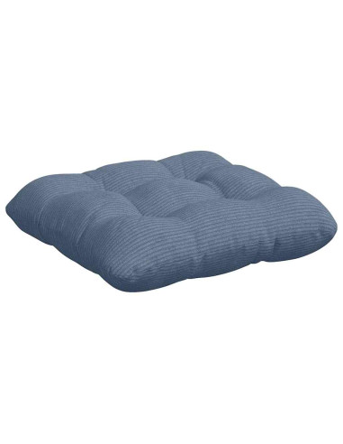 Cuscini per Seduta 4 pcs Blu 45 x 45 cm Tessuto in Cords