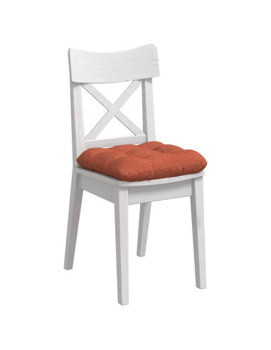 Cuscini per Seduta 4 pcs Rosso Arancio 45 x 45 cm