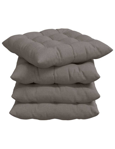 Cuscini per Seduta 4 pcs Talpa 40 x 40 x 6 cm Tessuto
