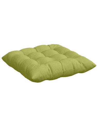 Cuscini per Seduta 4 pcs Verde chiaro 40 x 40 x 6 cm Tessuto