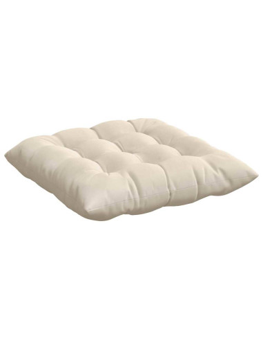 Cuscini per Seduta 4 pcs Beige 40 x 40 x 6 cm Microfibra