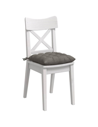 Cuscini per Seduta 4 pcs Grigio chiaro 40 x 40 x 6 cm