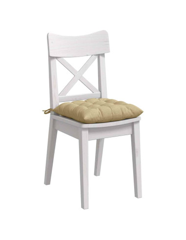 Cuscini per Seduta 4 pcs Grigio Verde 40 x 40 x 6 cm