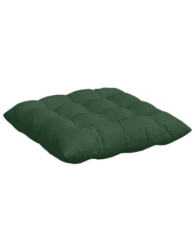 Cuscini per Seduta 4 pcs Verde Scuro 40 x 40 x 6 cm