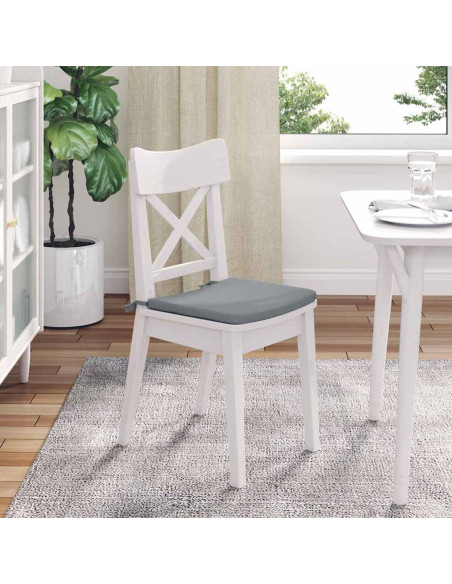 Cuscini per Seduta 4 pcs Grigio chiaro 40 x 40 x 3 cm Tessuto