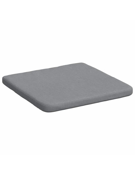 Cuscini per Seduta 4 pcs Grigio chiaro 40 x 40 x 3 cm Tessuto
