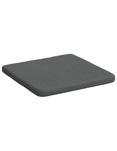 Cuscini per Seduta 4 pcs Grigio scuro 40 x 40 x 3 cm Tessuto