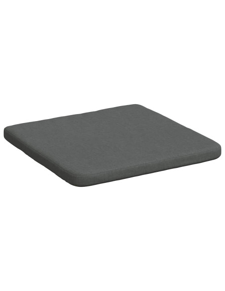 Cuscini per Seduta 4 pcs Grigio scuro 40 x 40 x 3 cm Tessuto