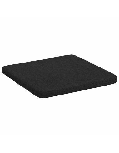 Cuscini per Seduta 4 pcs Nero 40 x 40 x 3 cm Tessuto