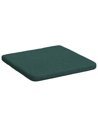 Cuscini per Seduta 4 pcs Verde Scuro 40 x 40 x 3 cm Tessuto