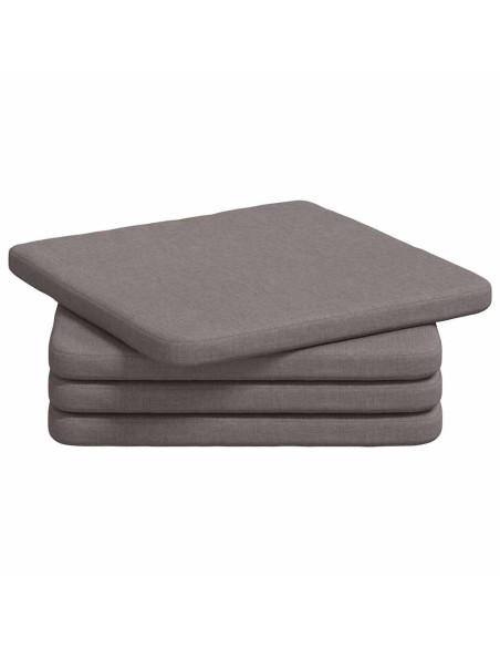 Cuscini per Seduta 4 pcs Talpa 40 x 40 x 3 cm Tessuto