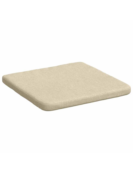 Cuscini per Seduta 4 pcs Crema 40 x 40 x 3 cm Tessuto