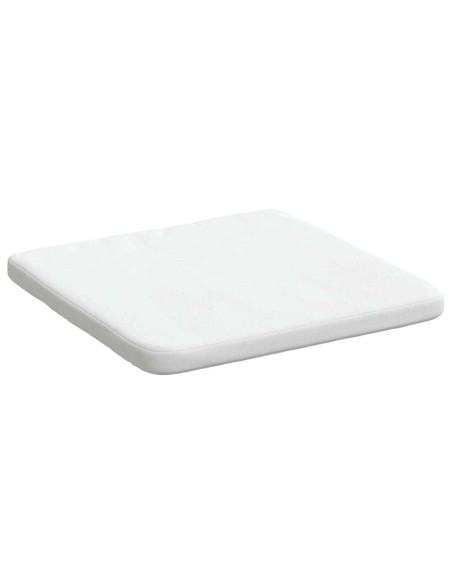 Cuscini per Seduta 4 pcs Bianco 40 x 40 x 3 cm Tessuto