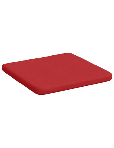 Cuscini per Seduta 4 pcs Rosso 40 x 40 x 3 cm Tessuto