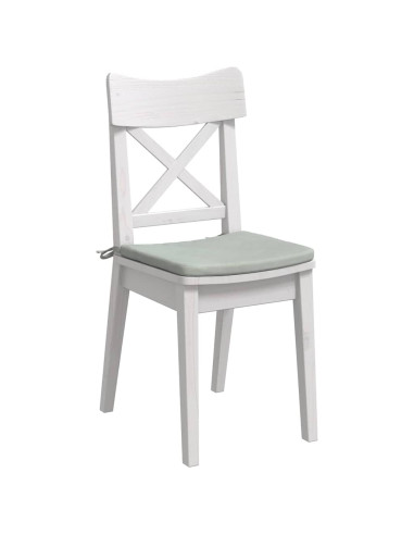 Cuscini per Seduta 4 pcs Grigio chiaro 40 x 40 x 3 cm Velluto