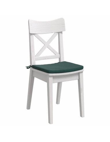 Cuscini per Seduta 4 pcs Verde Scuro 40 x 40 x 3 cm Velluto