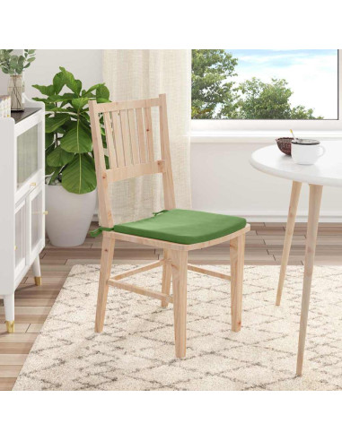 Cuscini per Seduta 4 pcs Verde chiaro 40 x 40 x 3 cm Velluto