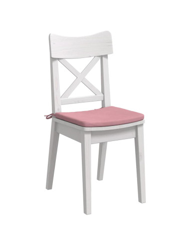 Cuscini per Seduta 4 pcs Rosa 40 x 40 x 3 cm Velluto