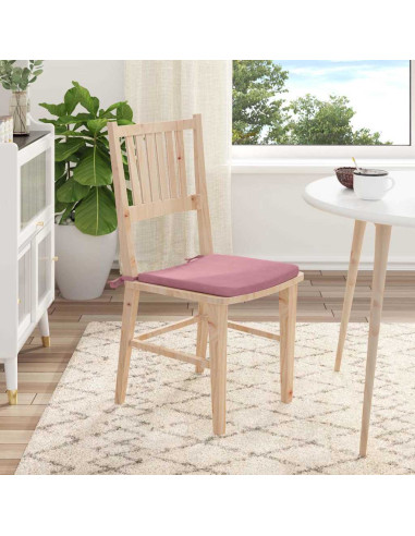 Cuscini per Seduta 4 pcs Rosa 40 x 40 x 3 cm Velluto