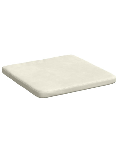 Cuscini per Seduta 4 pcs Crema 40 x 40 x 3 cm Velluto