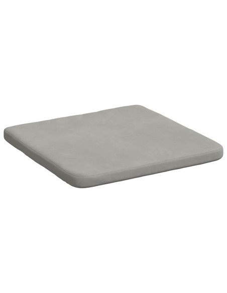 Cuscini per Seduta 4 pcs Grigio chiaro 40 x 40 x 3 cm