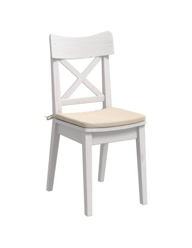 Cuscini per Seduta 4 pcs Beige 40 x 40 x 3 cm