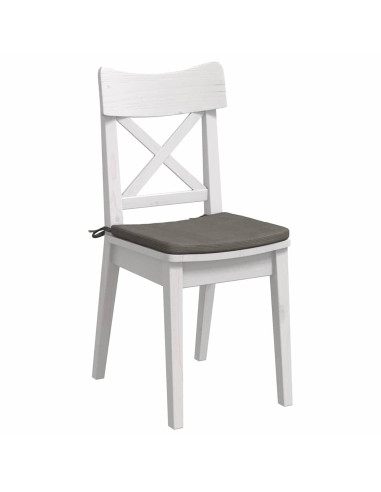 Cuscini per Seduta 4 pcs Grigio chiaro 40 x 40 x 3 cm