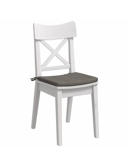 Cuscini per Seduta 4 pcs Grigio chiaro 40 x 40 x 3 cm