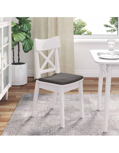 Cuscini per Seduta 4 pcs Grigio chiaro 40 x 40 x 3 cm