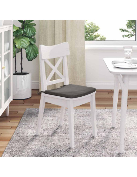 Cuscini per Seduta 4 pcs Grigio chiaro 40 x 40 x 3 cm