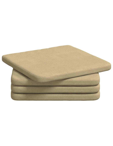 Cuscini per Seduta 4 pcs Grigio Verde 40 x 40 x 3 cm