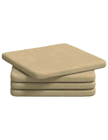 Cuscini per Seduta 4 pcs Grigio Verde 40 x 40 x 3 cm