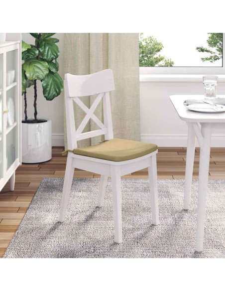 Cuscini per Seduta 4 pcs Grigio Verde 40 x 40 x 3 cm