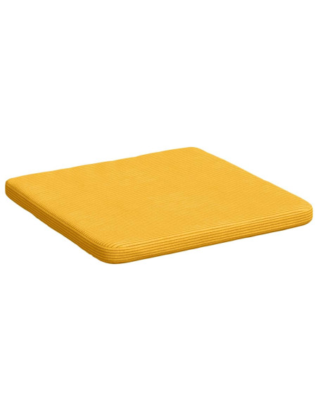 Cuscini per Seduta 4 pcs Giallo Chiaro 40 x 40 x 3 cm